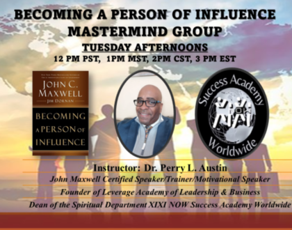 Business Mastermind-How to Become a Person of Influence